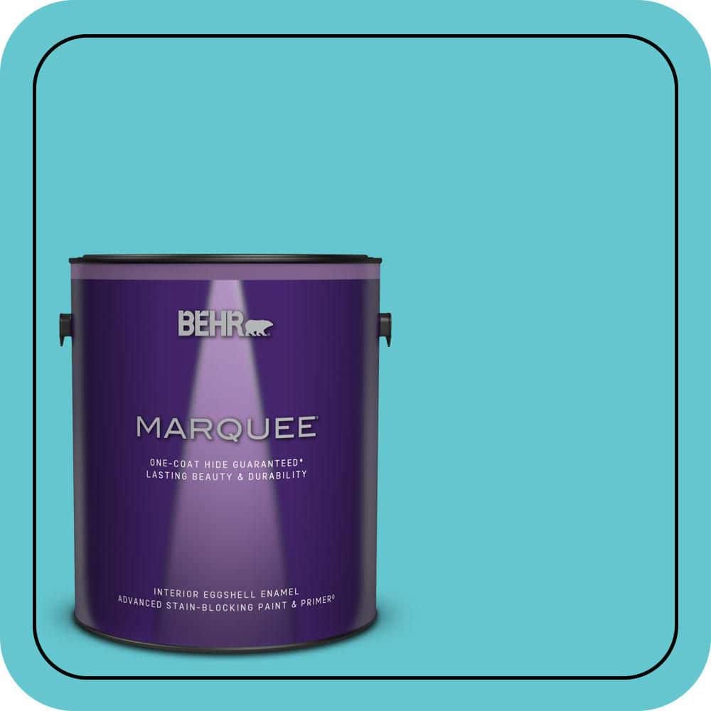 BEHR MARQUEE 1 gal. #P470-4 Paradise Sky Eggshell Enamel Interior