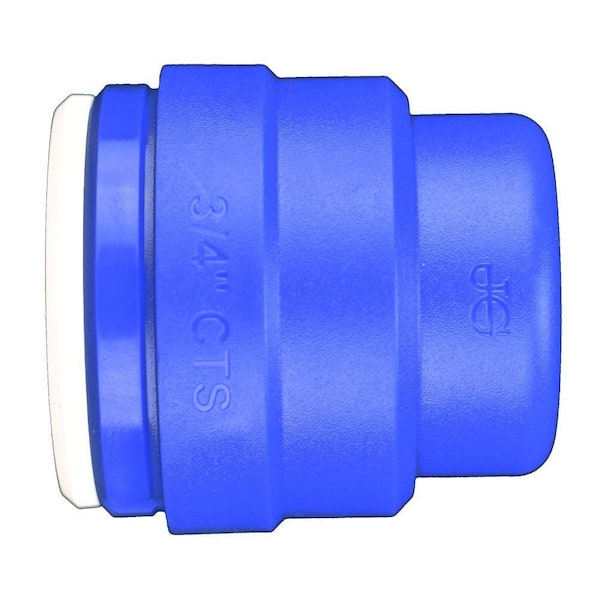 John Guest SpeedFit 3/4 in. Blue Plastic Push-to-Connect End Cap Fitting (5-Pack)
