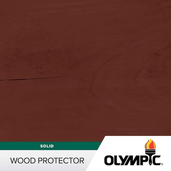 Wood Protector 1 gal. SC-1052 Deep Redwood Exterior Solid Stain Plus Sealer in One