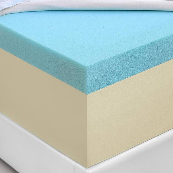 Furinno Tidur King Medium Firm Cooling Gel 12 In. Bed-in-a-Box 