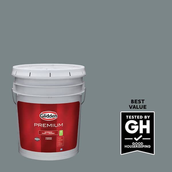 Glidden Premium 5 gal. #PPG1036-5 Rough Ride Satin Interior Latex Paint
