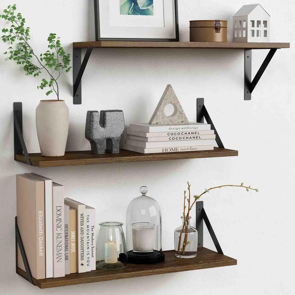 Floating Decorative Wall Shelf Set