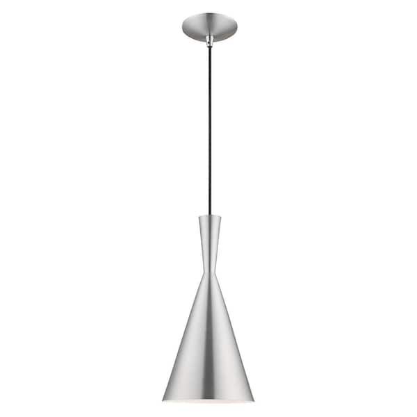AVIANCE LIGHTING Braxton 1-Light Brushed Aluminum Mini Pendant