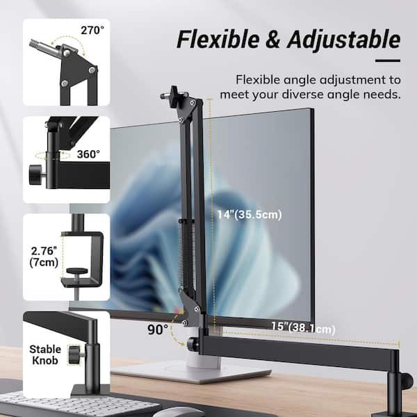 Desktop Microphone Stand On-Stage DS7200B - Adjustable Desk Mic Stand Black Adjustable Mic Stand