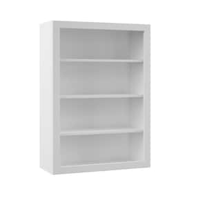 Designer Series Edgeley Assembled 30x42x12 in. Wall Open Shelf Kitchen Cabinet in White