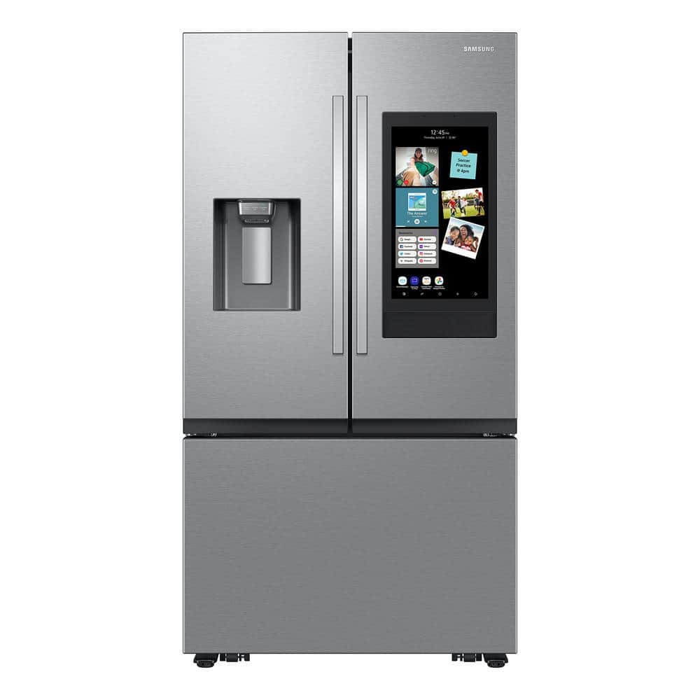 Stainless Steel 25 cu. ft. Smart French Door Refrigerator with Ice Maker