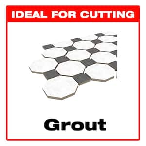 Universal Fit Diamond Grit Oscillating Blade for Grout (3-Blades)