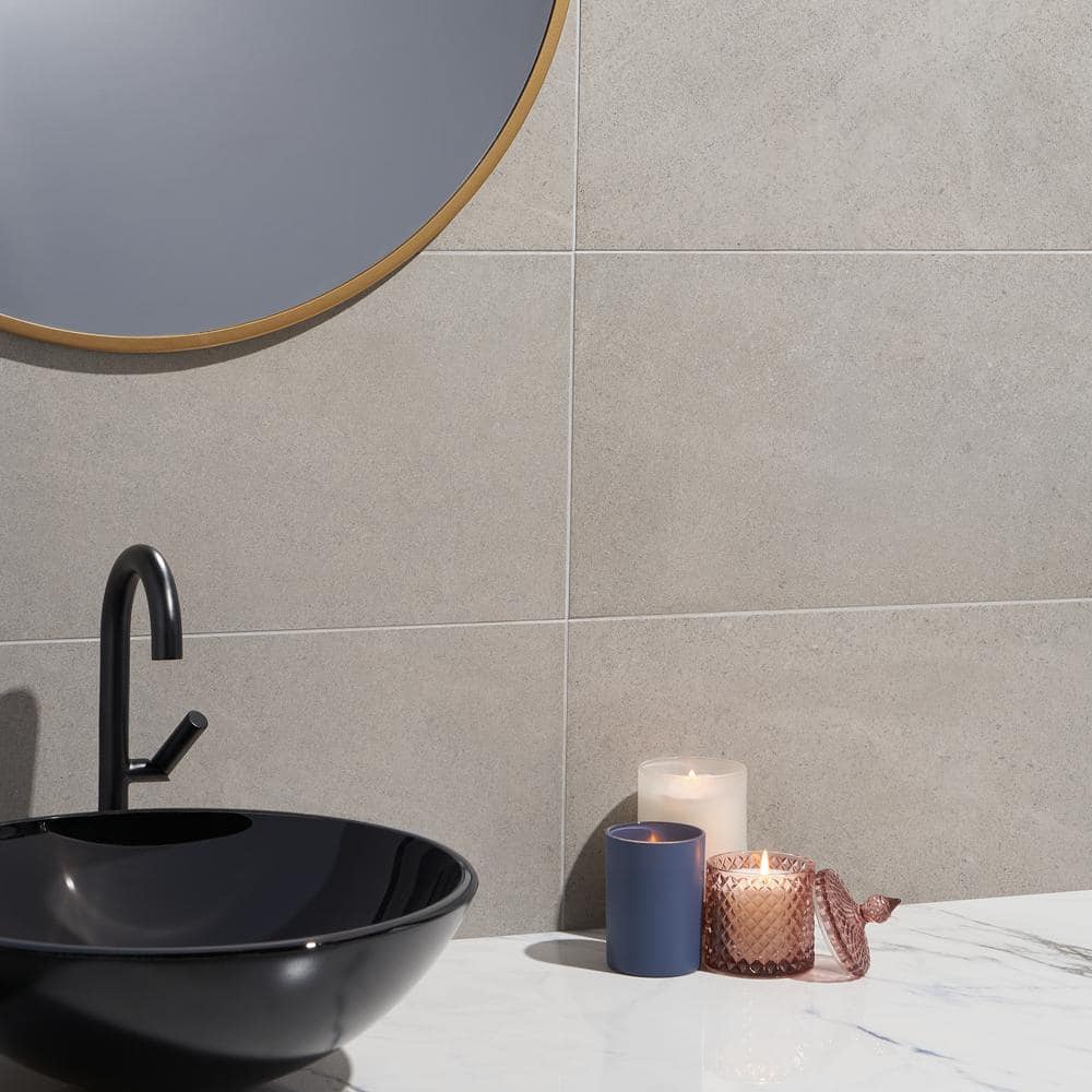Jefferson Rock 12" x 24" Matte Porcelain Floor and Wall Tile