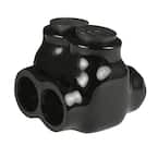 ASI 2 Port Double Sided Multi-Tap Connector, Black 2/0 - 6