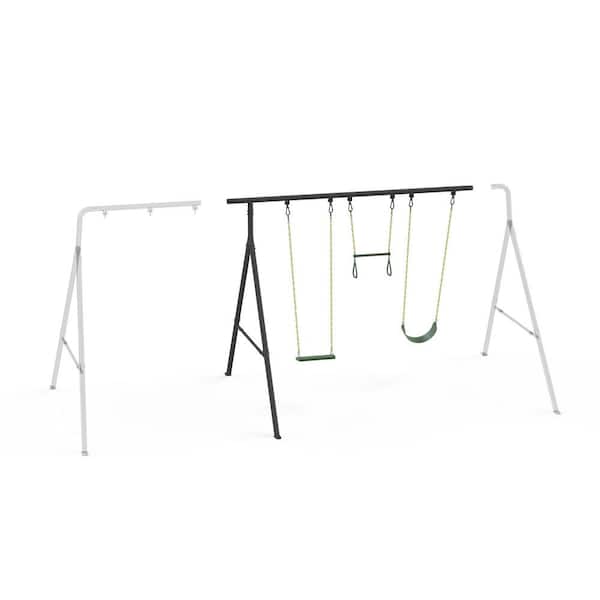 GETAWAY SwingStep（ゲッタウェイ） Costway Height Adjustable Metal Swing Set, 126 in x 102 in x