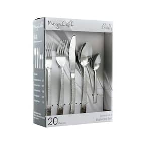 Baily 20-Piece Silver Stainless Steel Flatware Set (Service for 4)