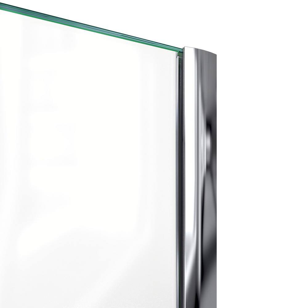 DreamLine Frameless Neo-Angle Pivot Shower Enclosure with Brushed Nickel Hardware