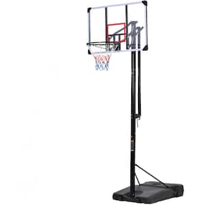 Alpulon 7.5 ft. to 10 ft. H Adjustable Portable Basketball Hoop ZMWV587 ...