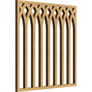 7-3/8 in. x 7-3/8 in. x 1/4 in. MDF Extra Small Cedar Park Decorative Fretwork Wood Wall Panels (10-Pack)