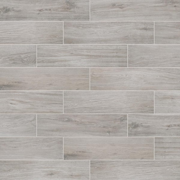 Florida Tile Home Collection Chalet Greige 6 In. X 24 In. Porcelain ...