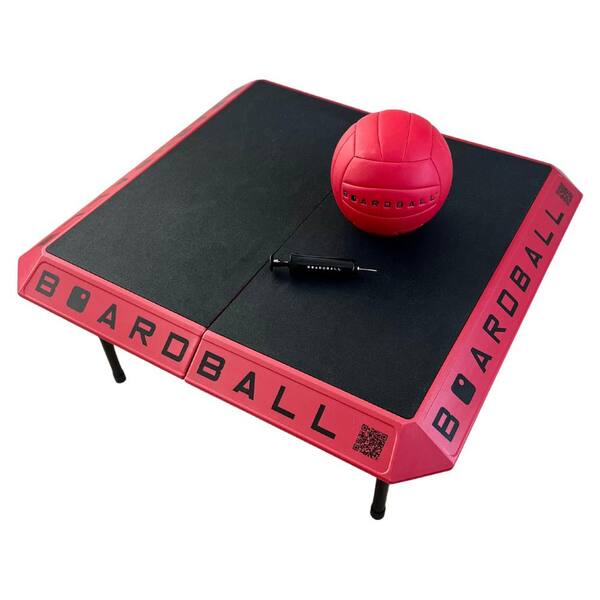 Unbranded Portable Boardball Set with Board, Volleyball and Hand Pump