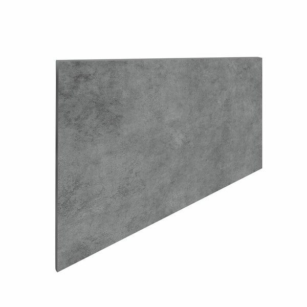 Falkirk Irvine II, 1/8 in. x 2 ft. x 4 ft. Gray Matte SPC PVC Decorative Wall Paneling, Faux Concrete, 4-Pack
