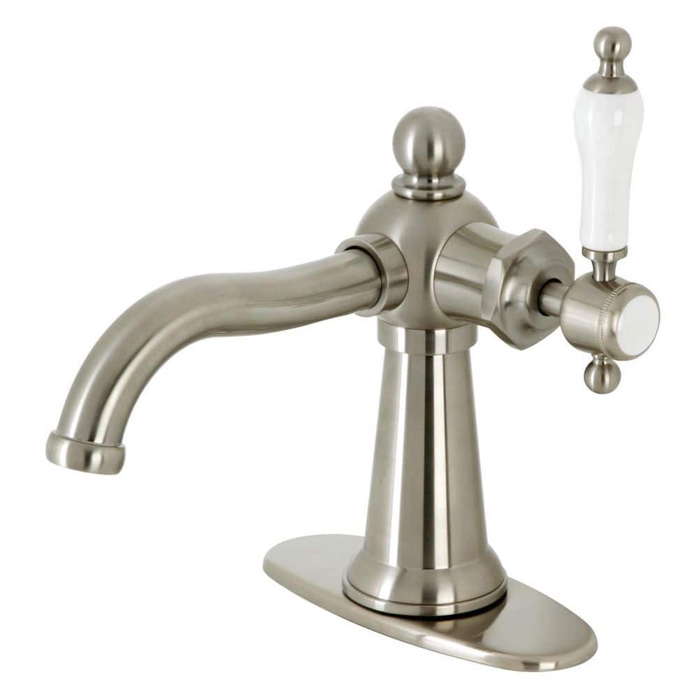 Kingston Brass Nautical SingleHandle SingleHole Bathroom Faucet with
