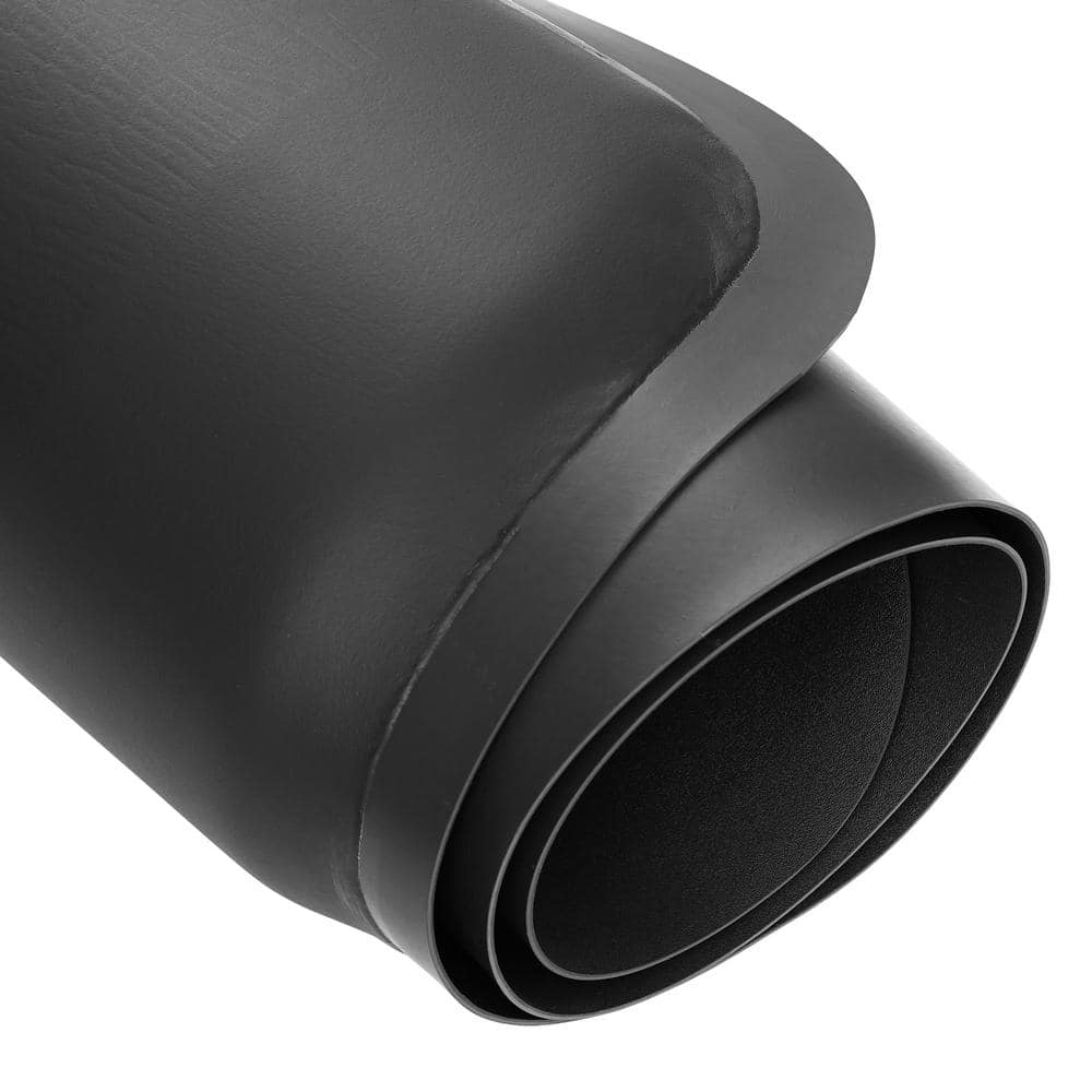 Black Polyurethane Semi-Circle Anti-Fatigue Salon Mat 3'x5'