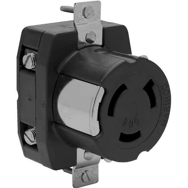 50 Amp/125-Volt Wire Dockside Receptacle