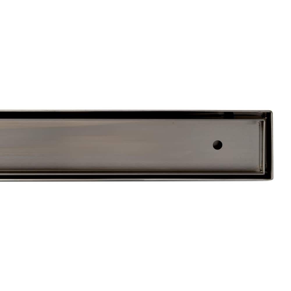 59'' Stainless Steel Linear Shower Drain with Removable Basket Strainer
