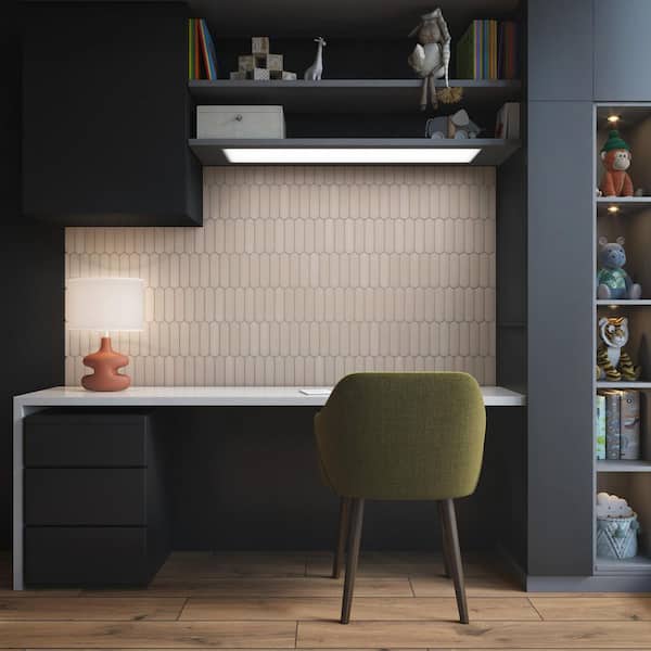 Artefino Element Sand 12 in. x 13 in. Matte Porcelain Capsule Mosaic Floor and Wall Tile (10 sq. ft. /case)