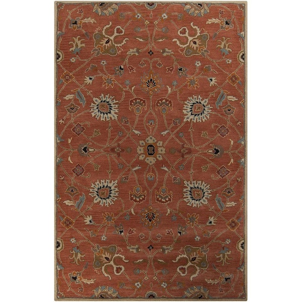Albi Peach 8 ft. x 11 ft. Indoor Area Rug