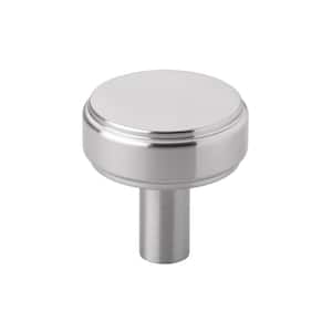 1-1/2 in. Solid Round Knurled Cabinet Knob - 5827-SN
