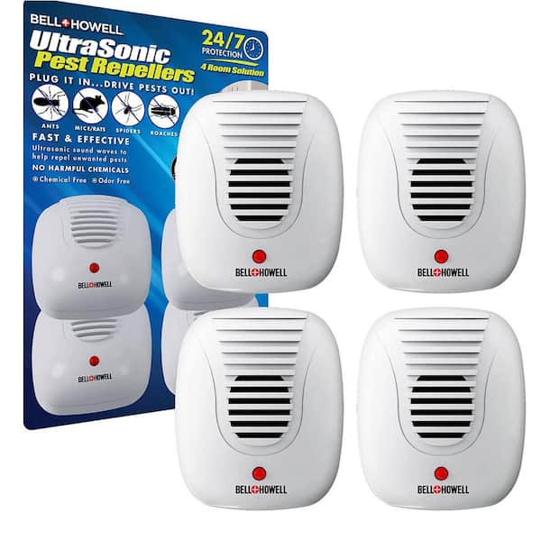 Bell + Howell Classic Ultrasonic Electronic Indoor Pest Repeller (4-Pack)