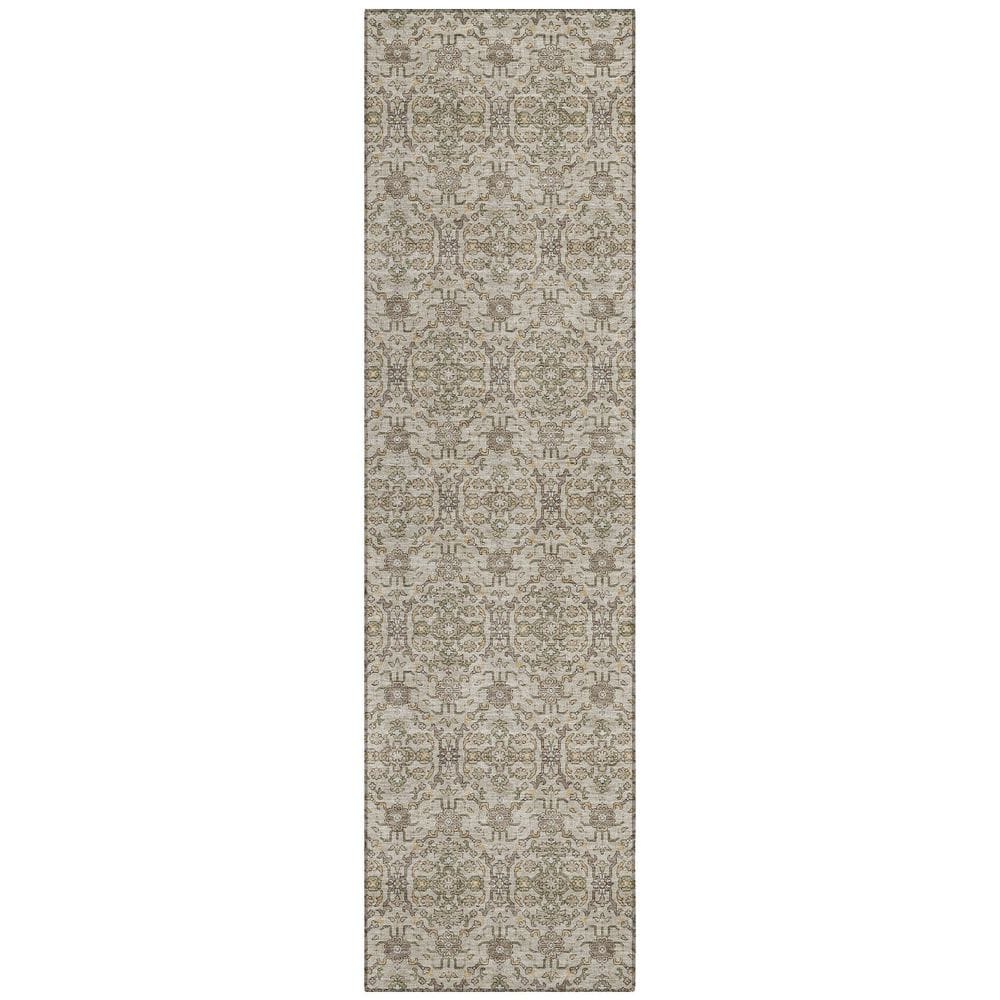 Chantille Machine Washable Indoor/Outdoor Abstract ACN2917 Beige 2 ft. x 7 ft. Runner Rug price history on PriceWatchPro