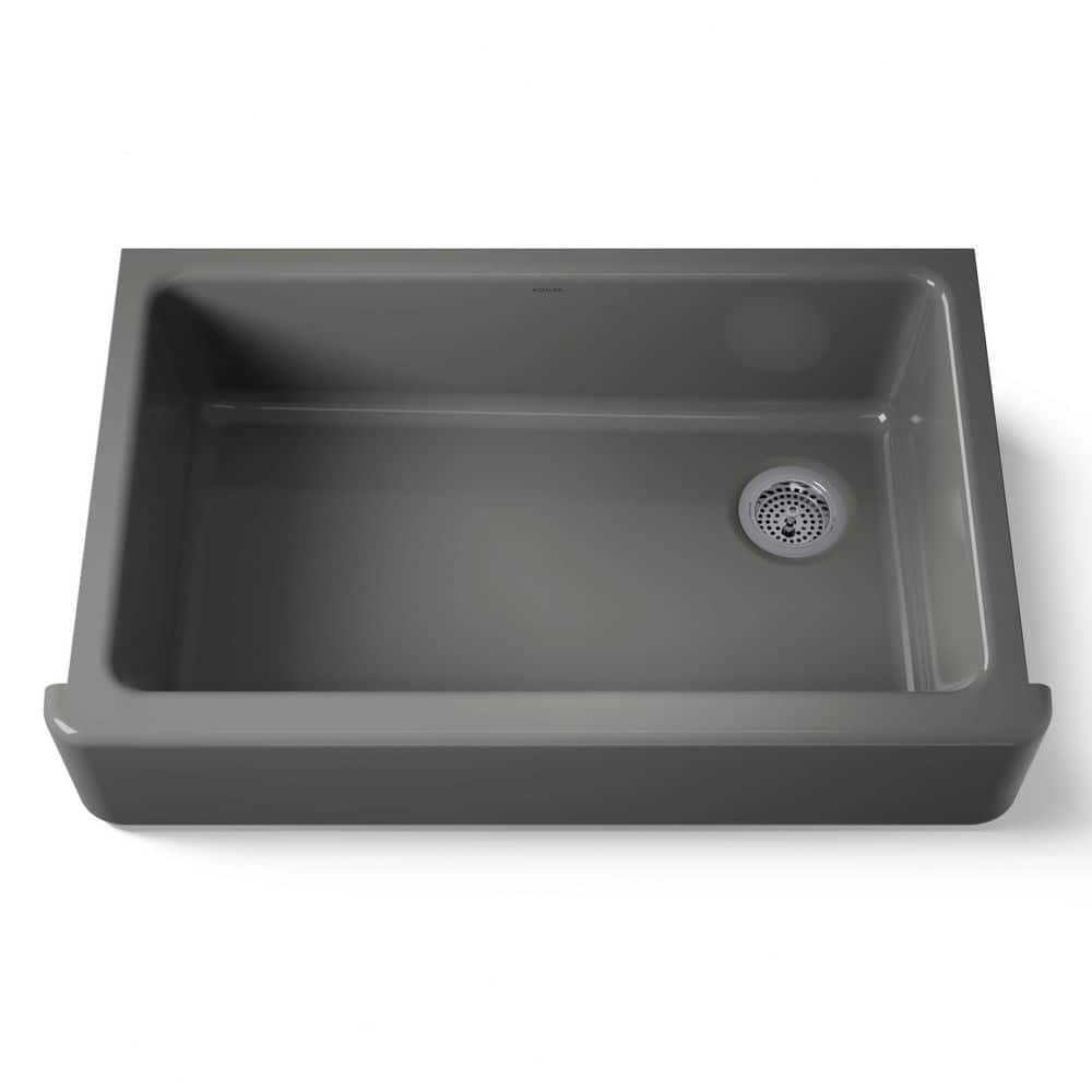 KOHLER Whitehaven Farmhouse/Apron-Front Cast-Iron 36 in