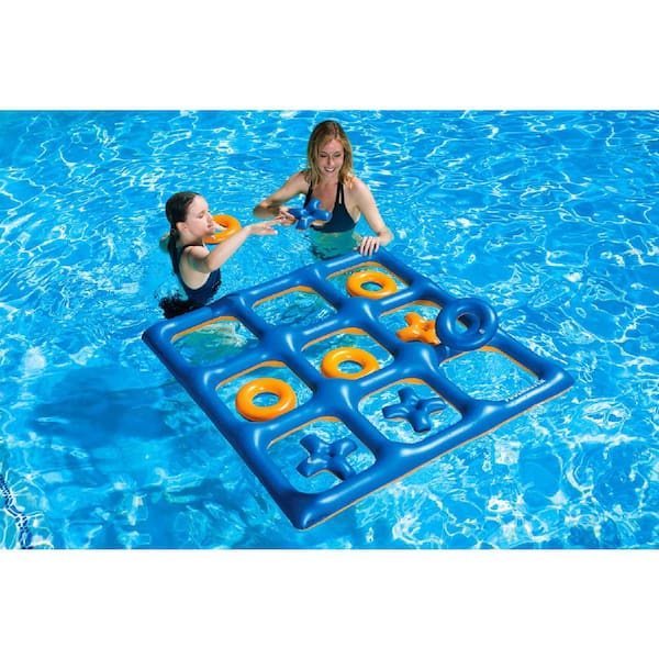 Poolmaster Floating Table Tennis Swimming Pool Game 72726 - The Home Depot