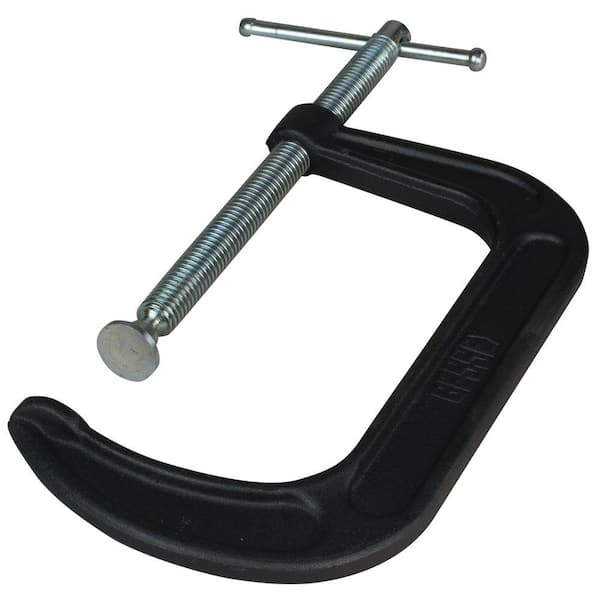BESSEY CM Series 6 in. Capacity Drop Forged C-Clamp with 3-1/2 in. Throat Depth