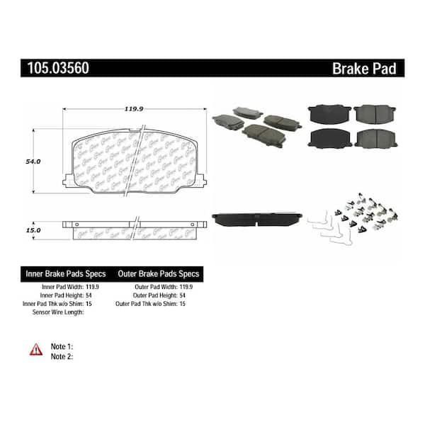 Centric Parts Disc Brake Pad Set