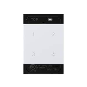 Adorne Wired Smart Scene Controller Rocker Light Switch with Netatmo White