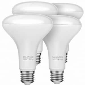 100-Watt Equivalent E26 BR30 Medium Base Indoor and Outdoor Full Spectrum Plant Grow LED Light Bulb (4-Pack)