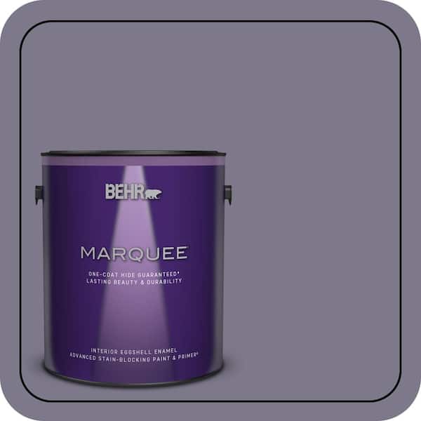 BEHR MARQUEE 1 gal. #N560-5 Solitaire One-Coat Hide Eggshell Enamel Interior Paint & Primer