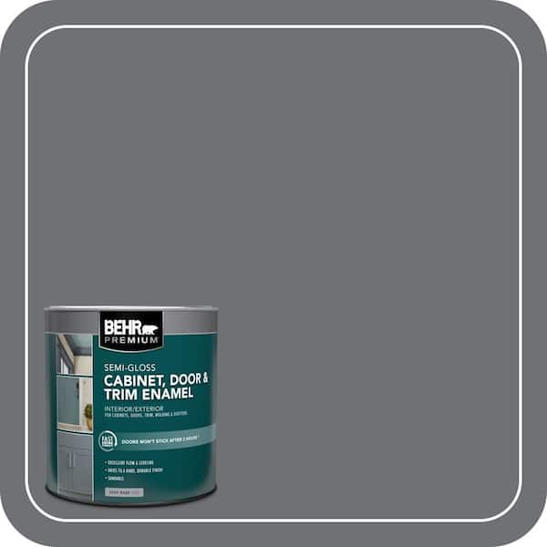 1 qt. #PPU18-03 Antique Tin Semi-Gloss Enamel Interior/Exterior Cabinet, Door & Trim Paint