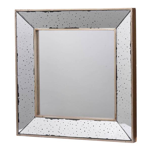 A & B Home 19 in. x 49 in. Classic Square Framed Gray Accent