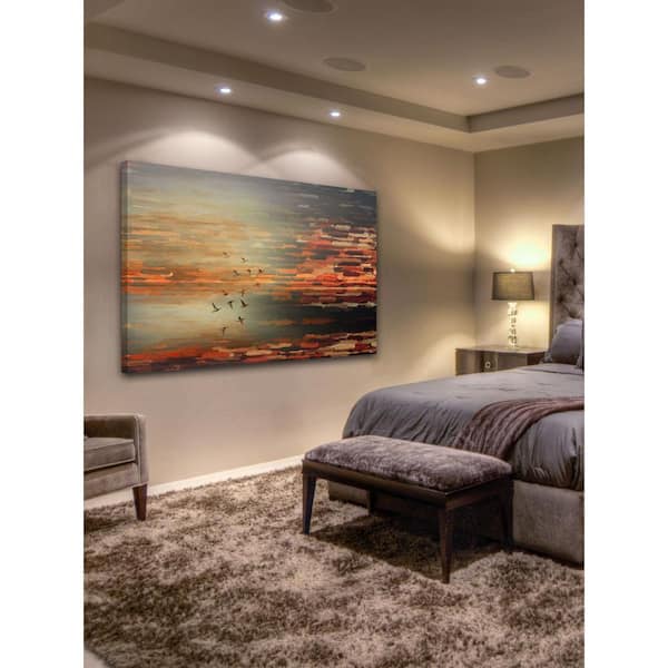 Unbranded 12 in. H x 18 in. W "Night Flight" by Parvez Taj Printed Canvas Wall Art