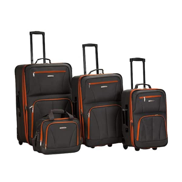 ぐりーん　大特価！TIME＆STYLE　アーガイル　　４脚セット　展示品 charcoal-rockland-luggage-sets