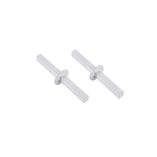 Grisham Window Bar Connector Pin, White (2-Pack)