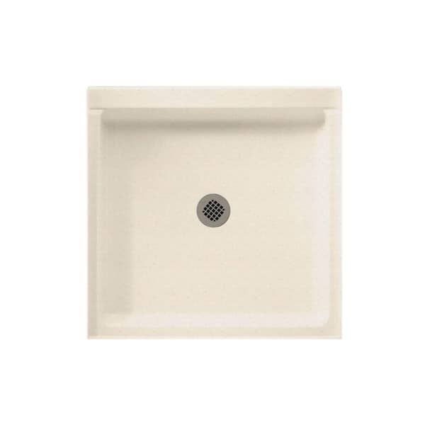 Swan 42 in. L x 42 in. W Alcove Shower Pan Base with Center Drain in Tahiti Sand