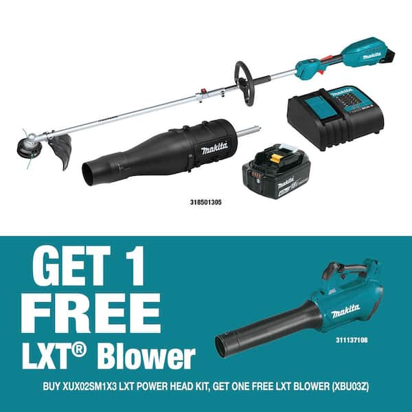 Makita LXT 18V Brushless Cordless Couple Shaft Power Head Kit with