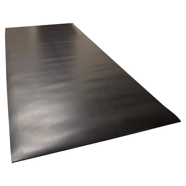 Rubber-Cal Kitchen Mat Black 0.375 in. T x 36 in. W x 60 in. L