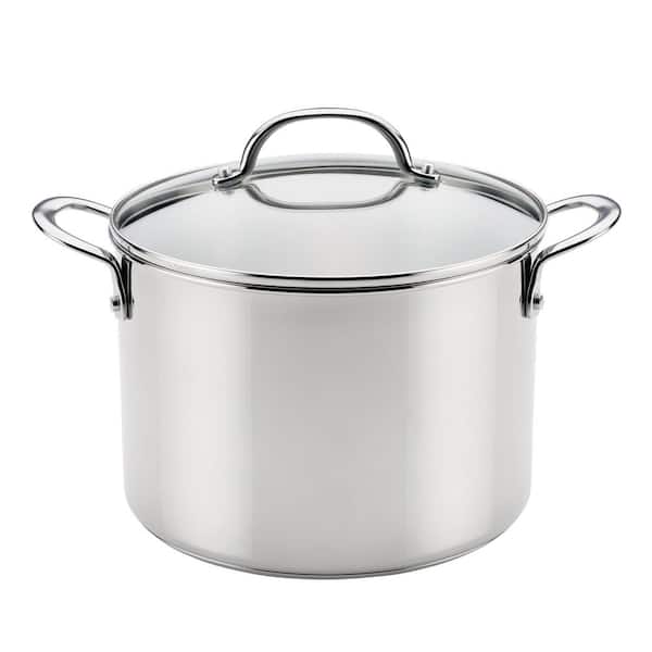 8 qt. Millennium Stainless Steel Induction Stockpot with Lid