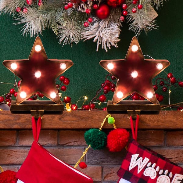 Marquee LED Star Stocking Holder (2-Pack)