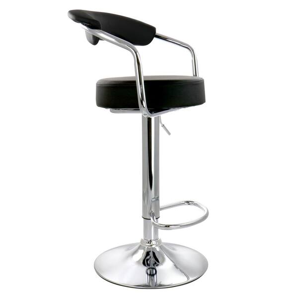 Faux Leather Bar Stool, 35 Height Bar Stools