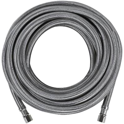 25 ft. Braided Stainless Steel Ice Maker Connector