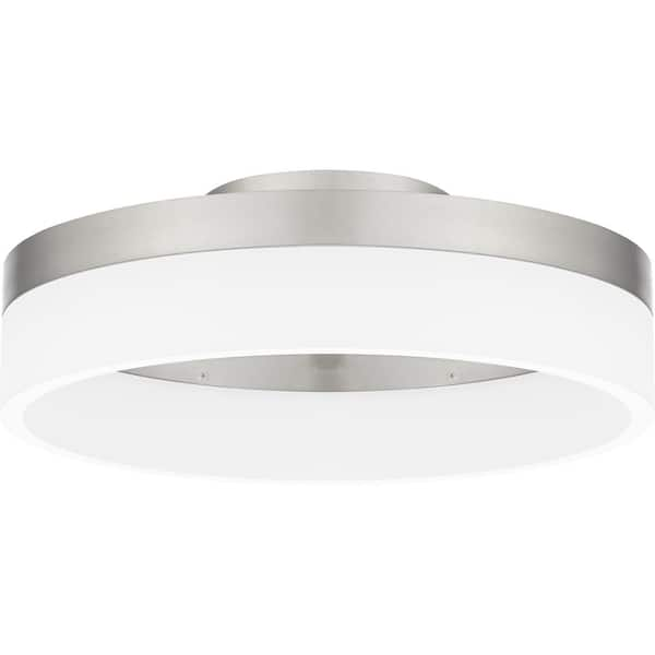 Quoizel Cohen 11.75 in. Matte Black Integrated LED Flush Mount